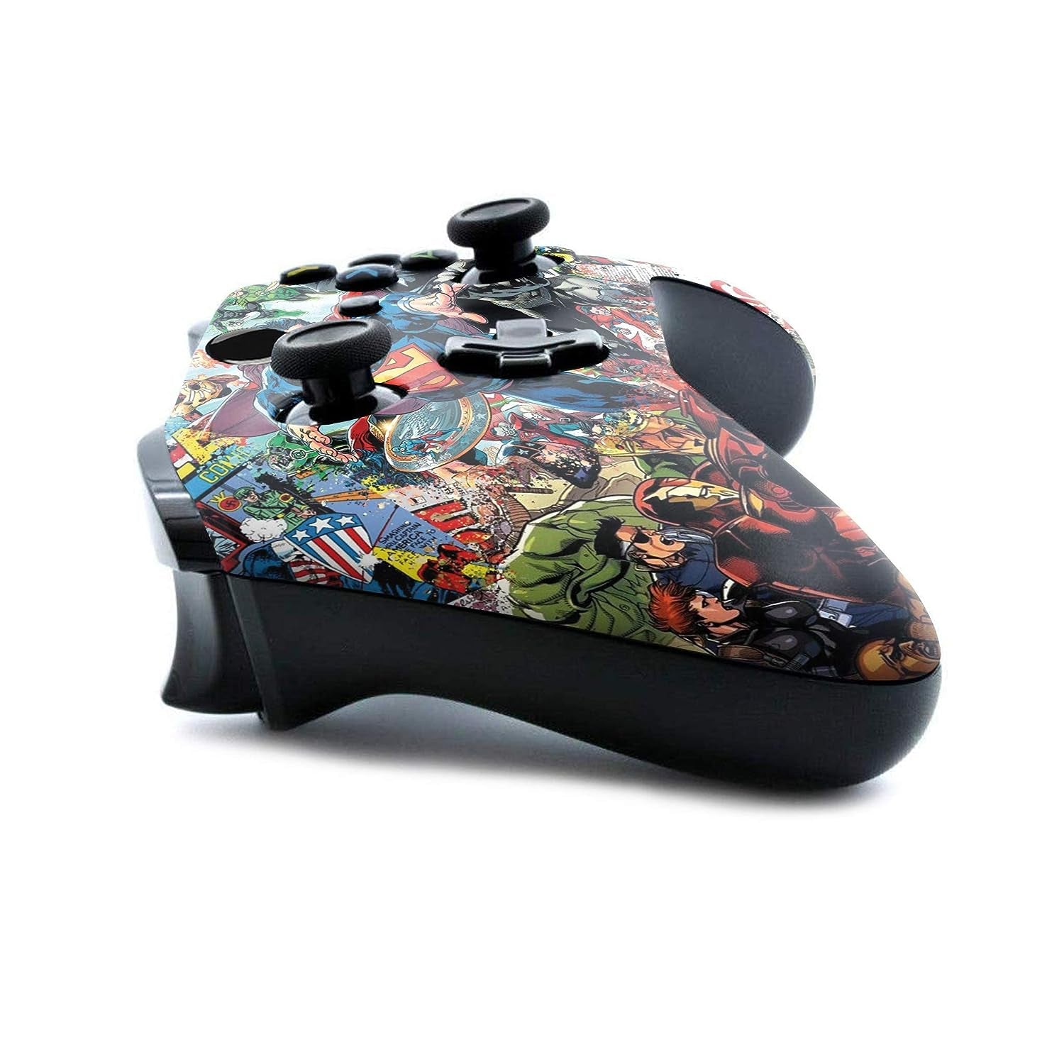 Comics Custom X-Box Controller Wireless Compatible with X-Box One/X-Box Series X/S by  | Proudly Customized in USA with Permanent HYDRO-DIP Printing (NOT JUST a SKIN)